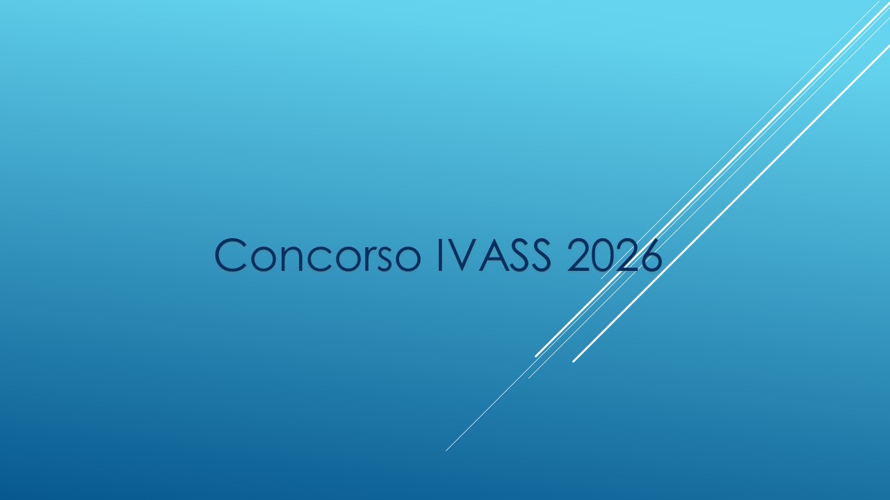 CONCORSO IVASS 2026